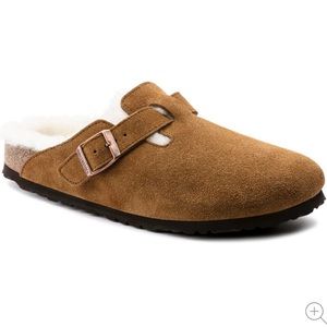 Boston Shearling Birkenstock Slippers